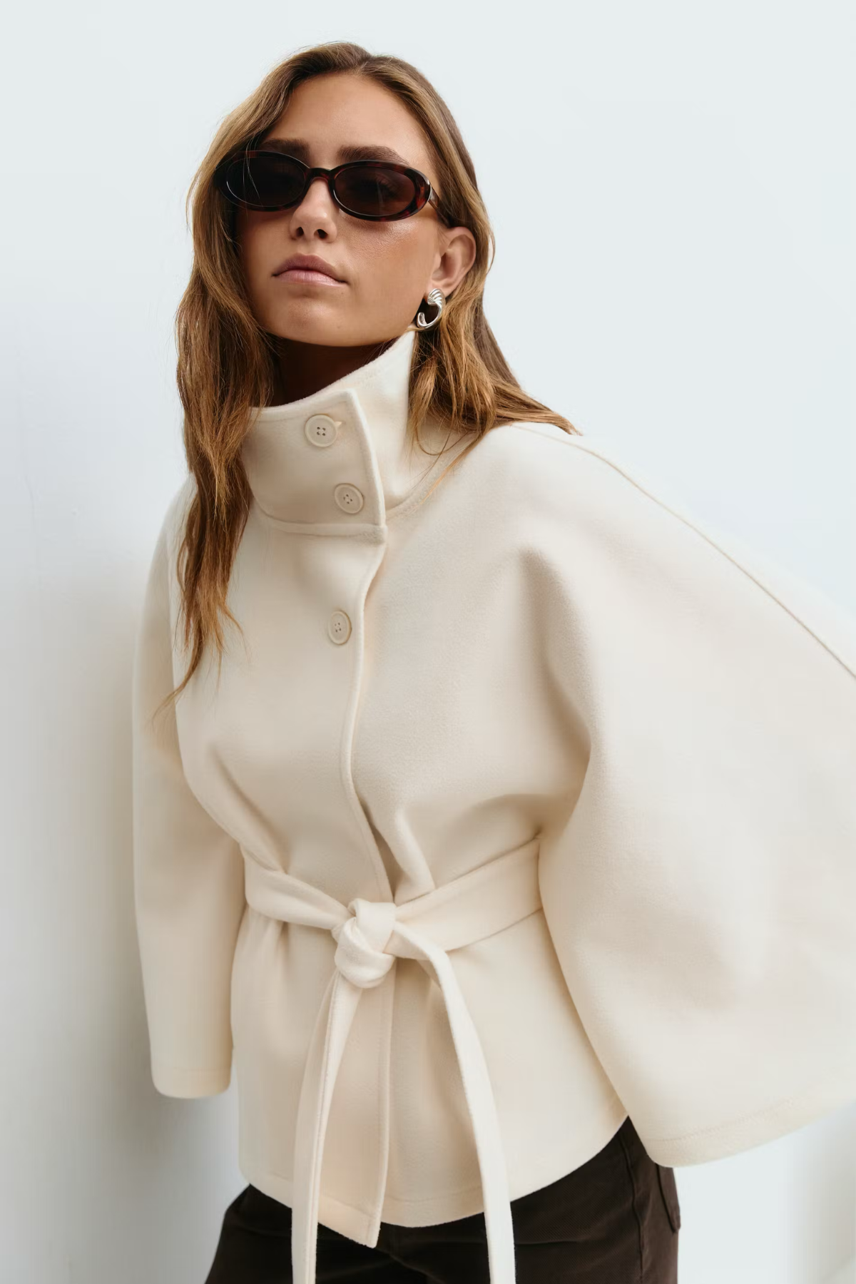 Rousseau Paris | Veste Cape à Ceinture