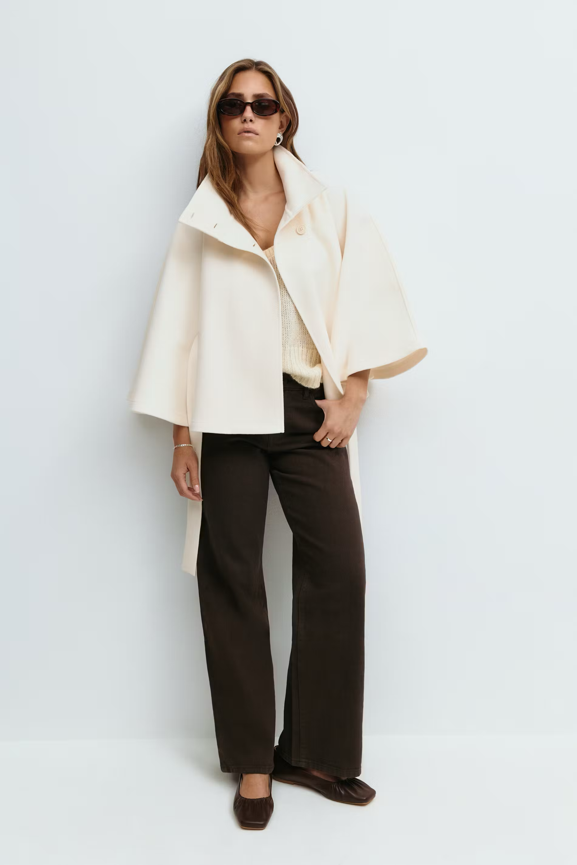 Rousseau Paris | Veste Cape à Ceinture