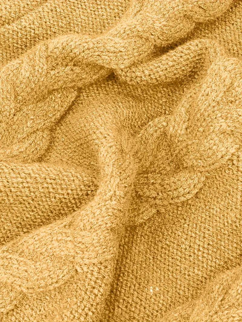 Valéria | Pull Long Torsadé d’Hiver