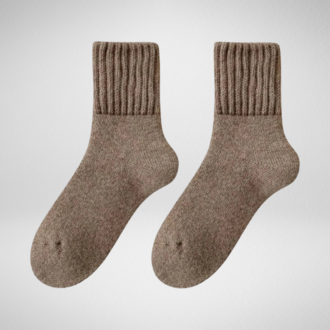 Colette | Chaussettes Douces en Laine Naturelle
