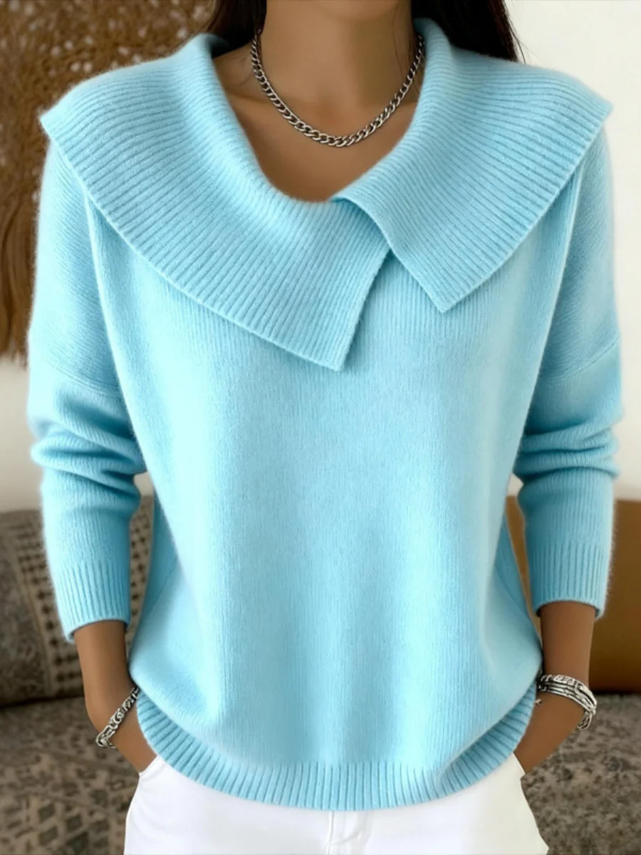 Toinette | Pull élégant au col doux