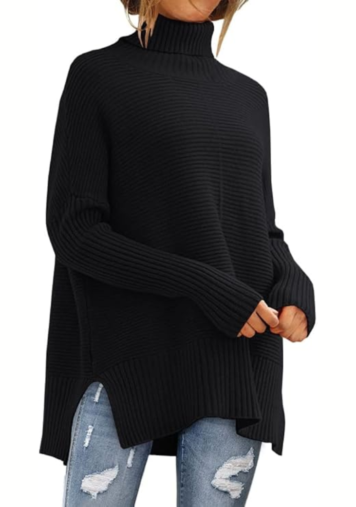 Cléa | Pull Col Roulé Coupe Ample Chic