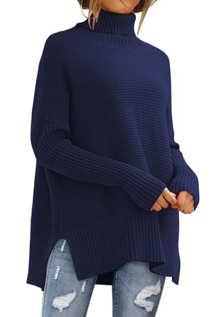 Cléa | Pull Col Roulé Coupe Ample Chic