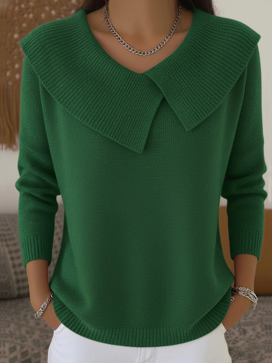 Toinette | Pull élégant au col doux