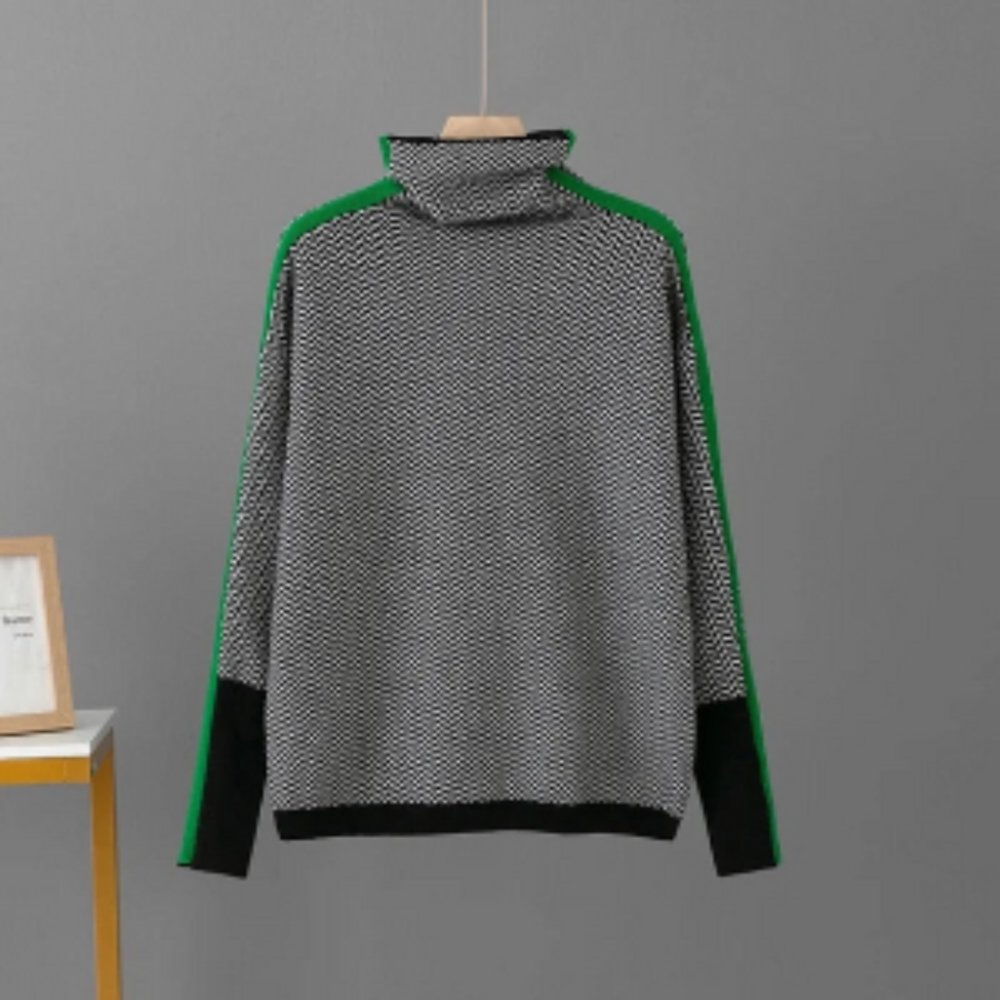 Inès | Pull Roulé Graphique