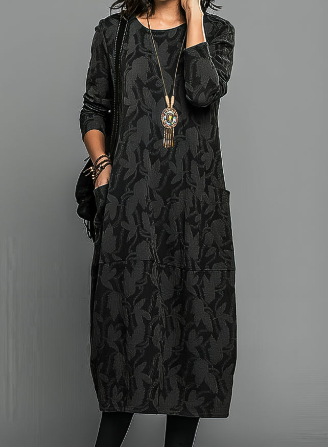 Marjorie | Robe Longue Douce & Confort d’Hiver