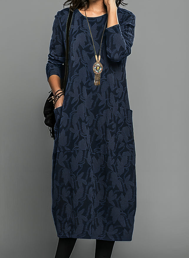 Marjorie | Robe Longue Douce & Confort d’Hiver