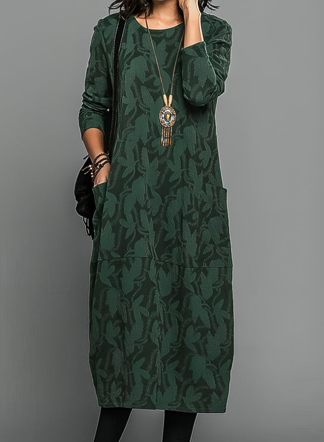 Marjorie | Robe Longue Douce & Confort d’Hiver