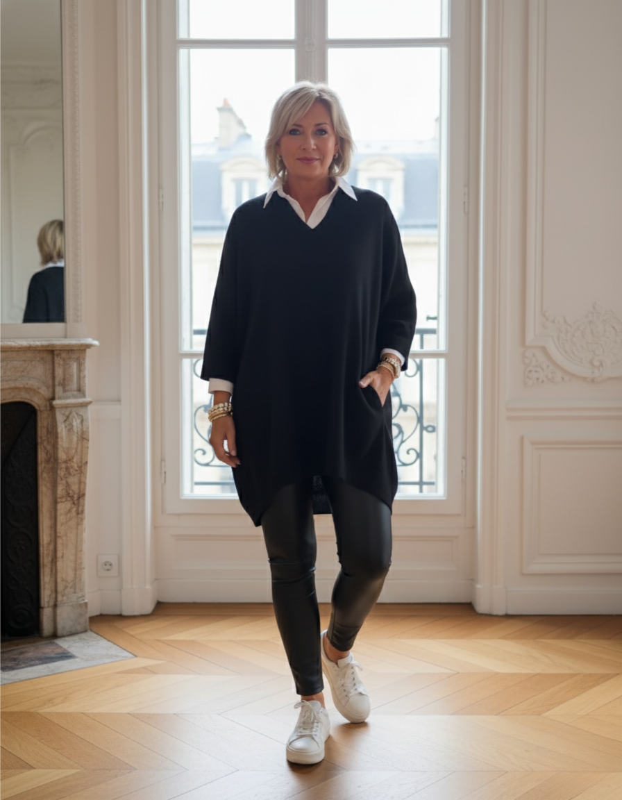Béatrice | Pull Cachemire Confort Élégant