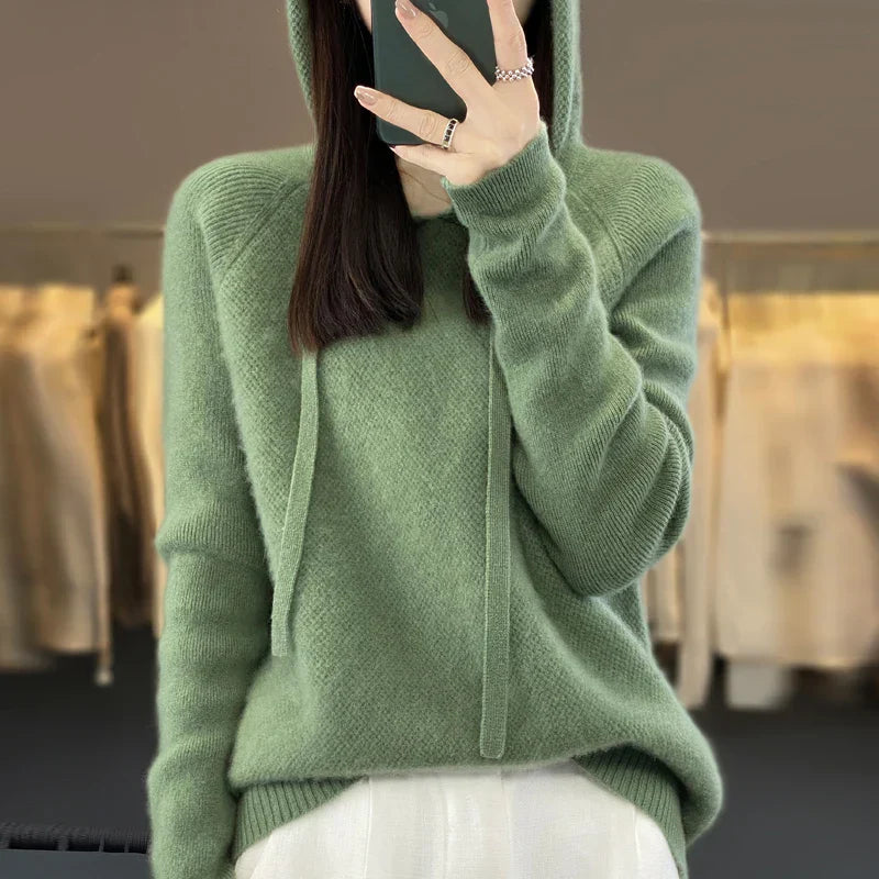 Héloïse | Pull Hivernal Doux en Mérinolaine