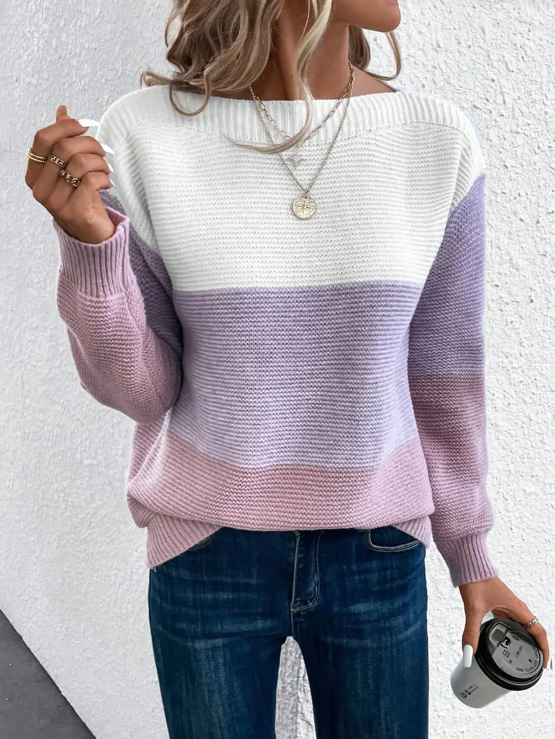Liora | Pull en maille dégradée avec couvrance