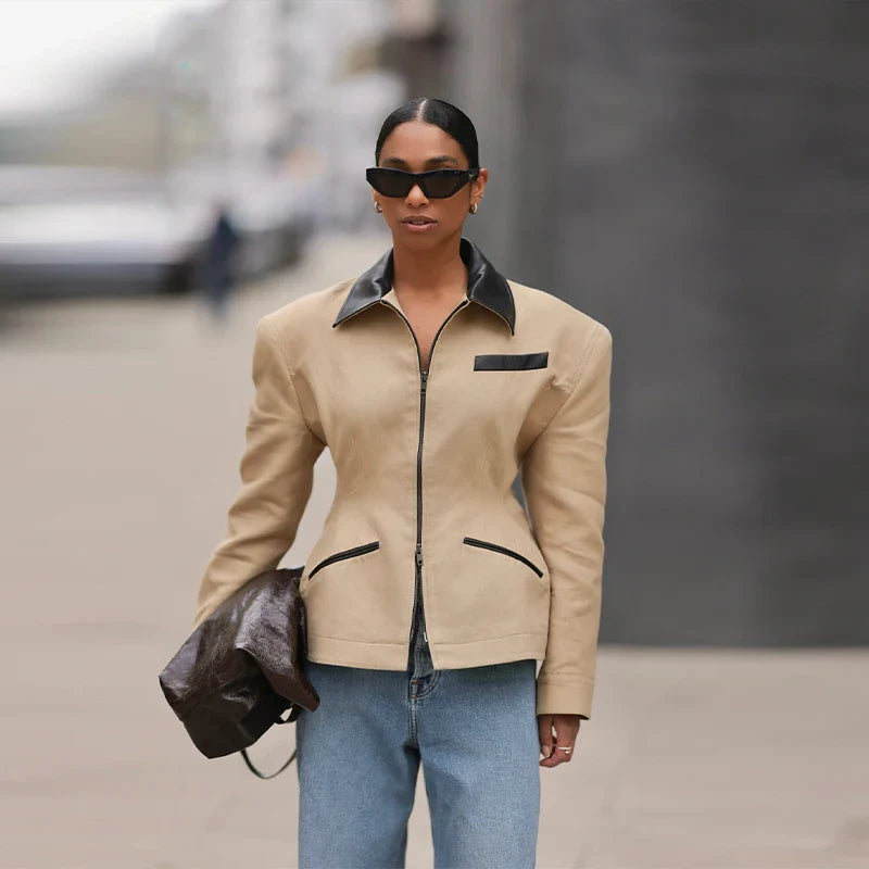 Rousseau Paris | LeatherJacket Casual High Street Style