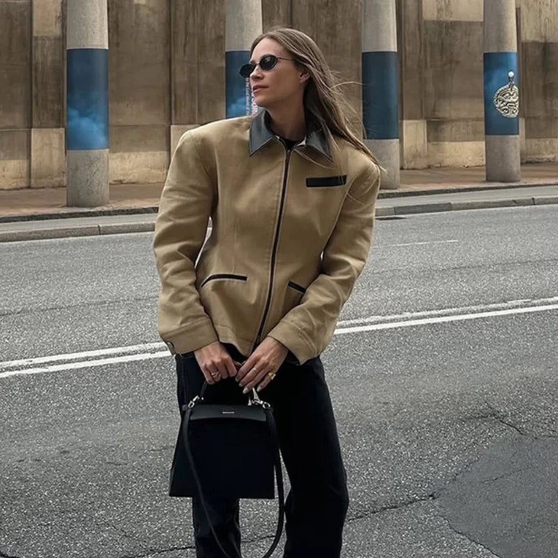 Rousseau Paris | LeatherJacket Casual High Street Style