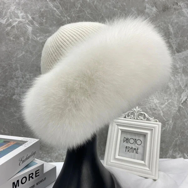 Nathalie | Bonnet en Fourrure de Renard