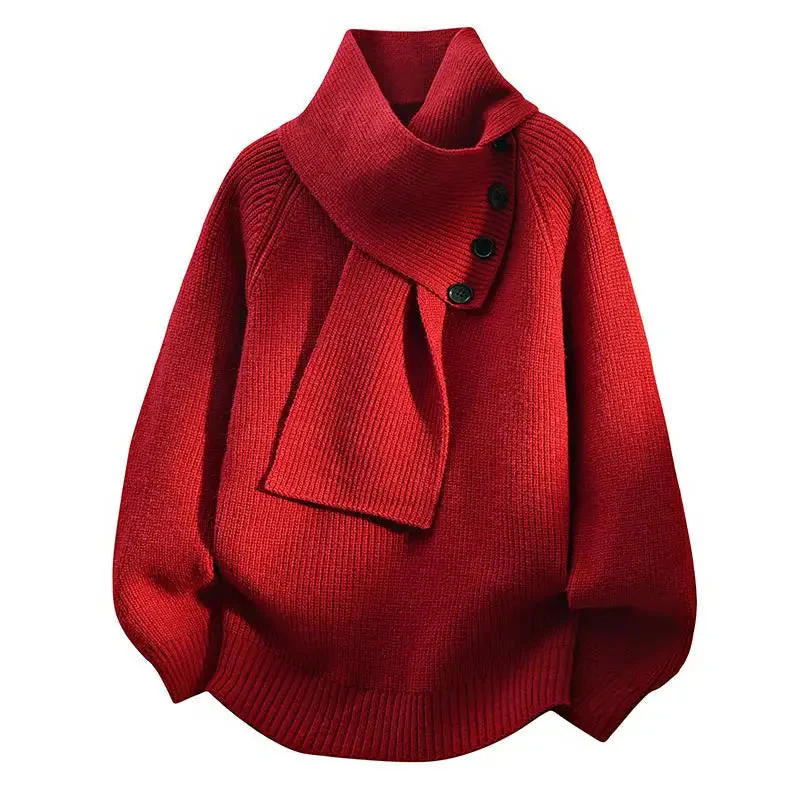 Calypso | Pull enveloppant au col écharpe