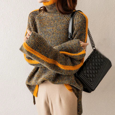 Isaline | Pull Cocooning à Col Montant