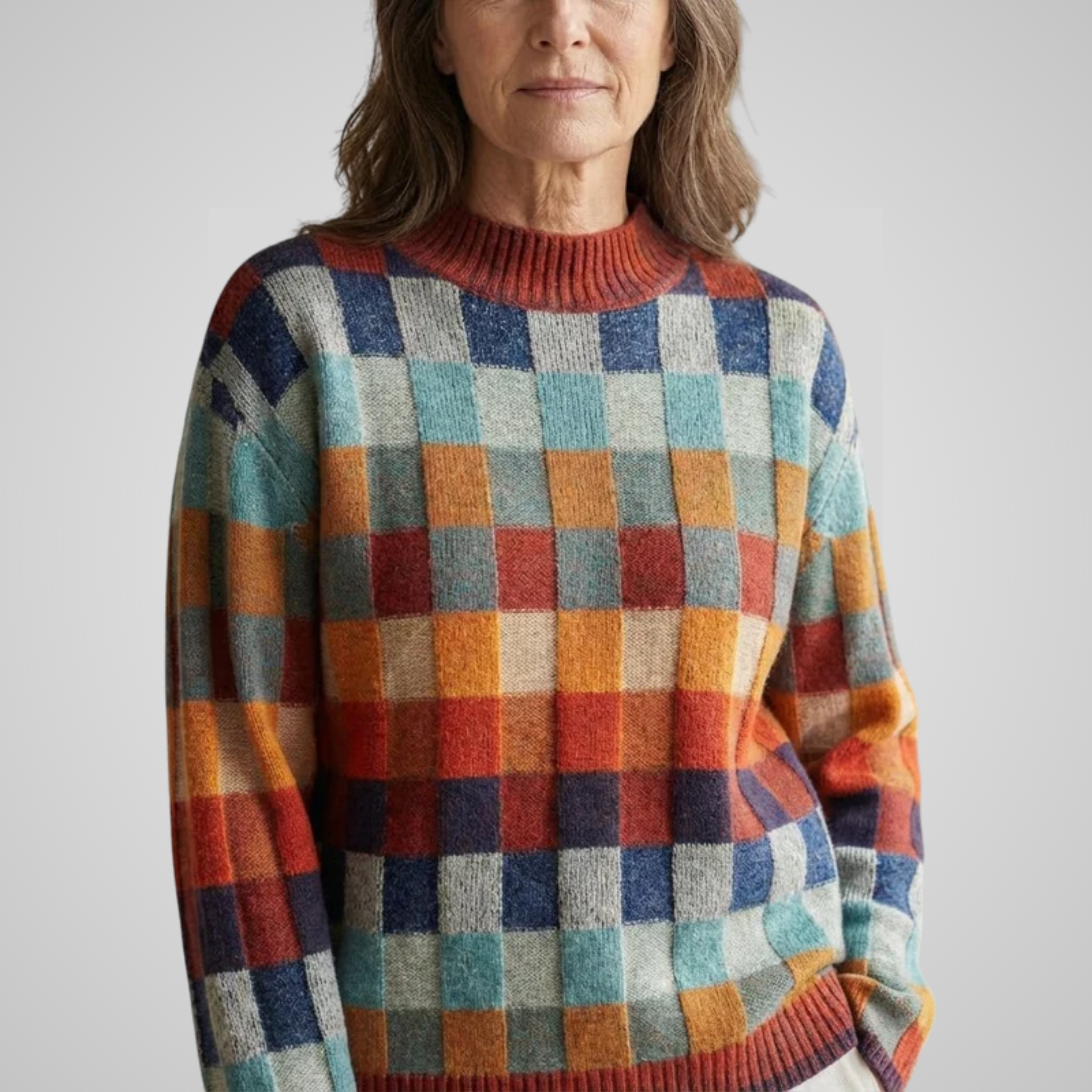 Gaëlle | Pull Motifs Géométriques Colorés