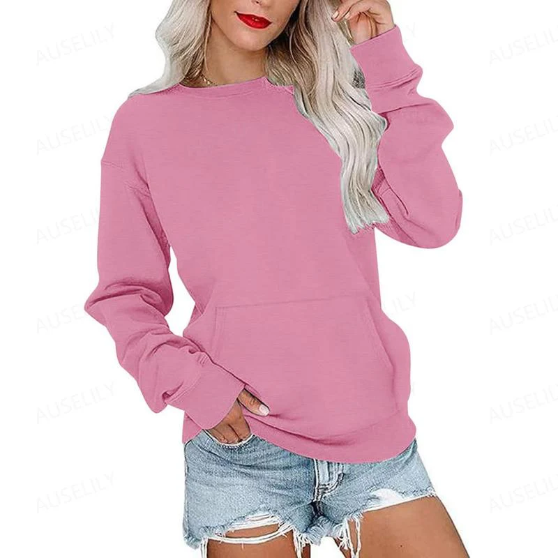 Gaëlle | Sweat léger sans capuche, style épuré