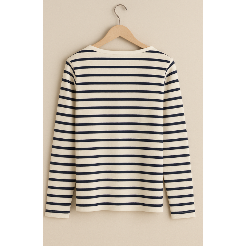 Ariette | Pull Tricot Doux Rayé Chic