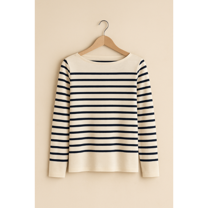 Ariette | Pull Tricot Doux Rayé Chic