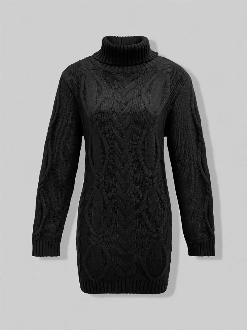Valéria | Pull Long Torsadé d’Hiver