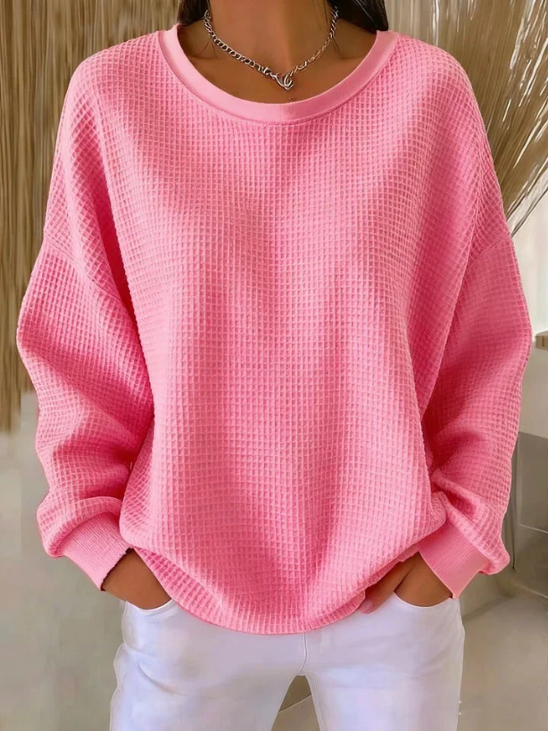 Justina | Pull Doux Texture Nid d’Abeille