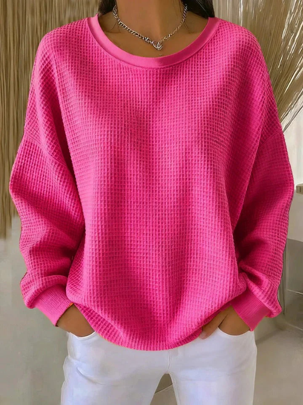 Justina | Pull Doux Texture Nid d’Abeille