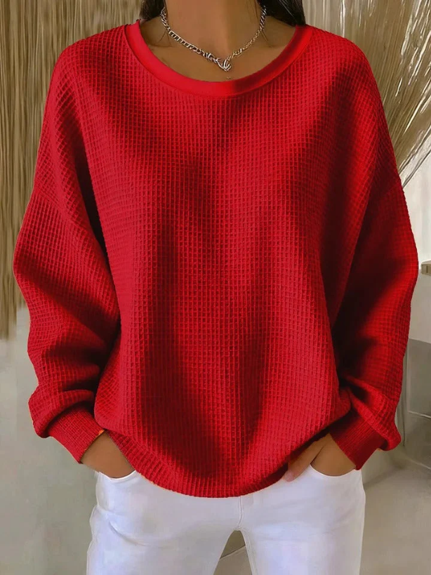 Justina | Pull Doux Texture Nid d’Abeille