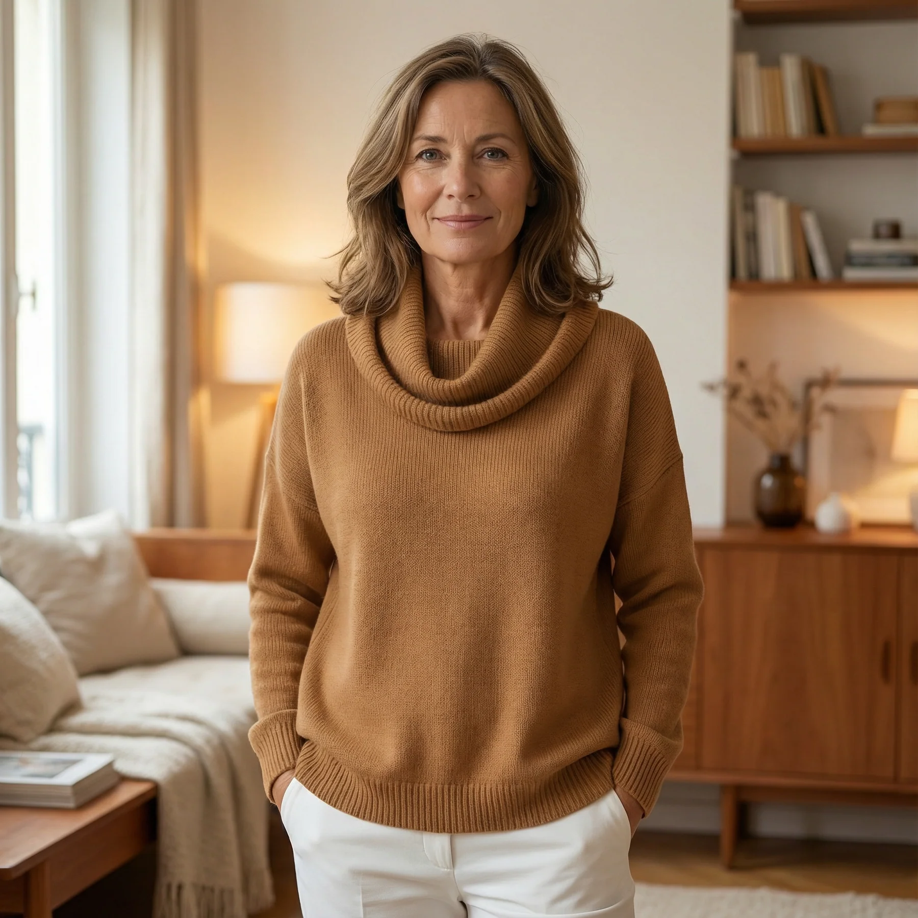 Tess | Pull Doux Col Drapé
