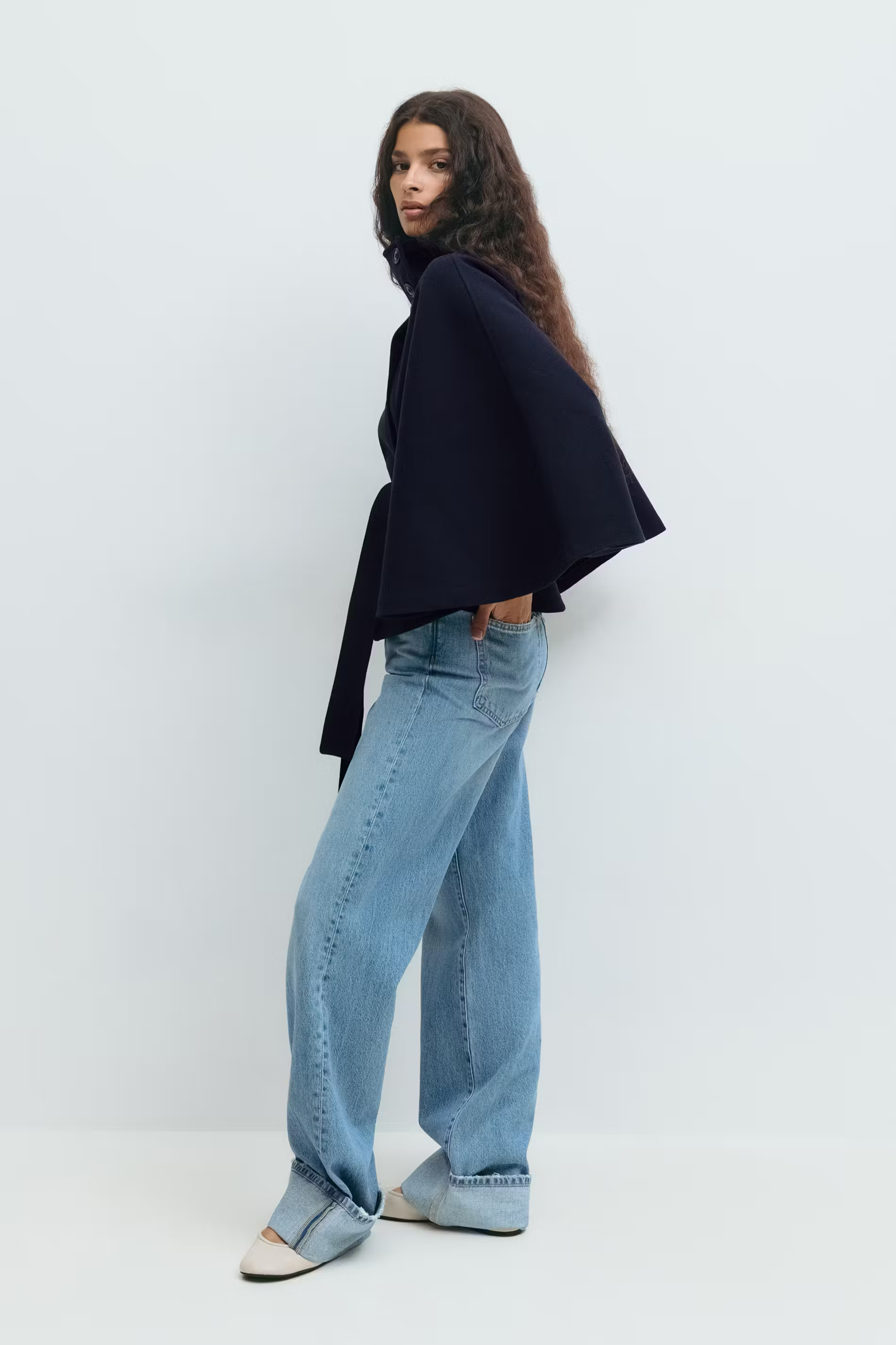 Rousseau Paris | Veste Cape à Ceinture