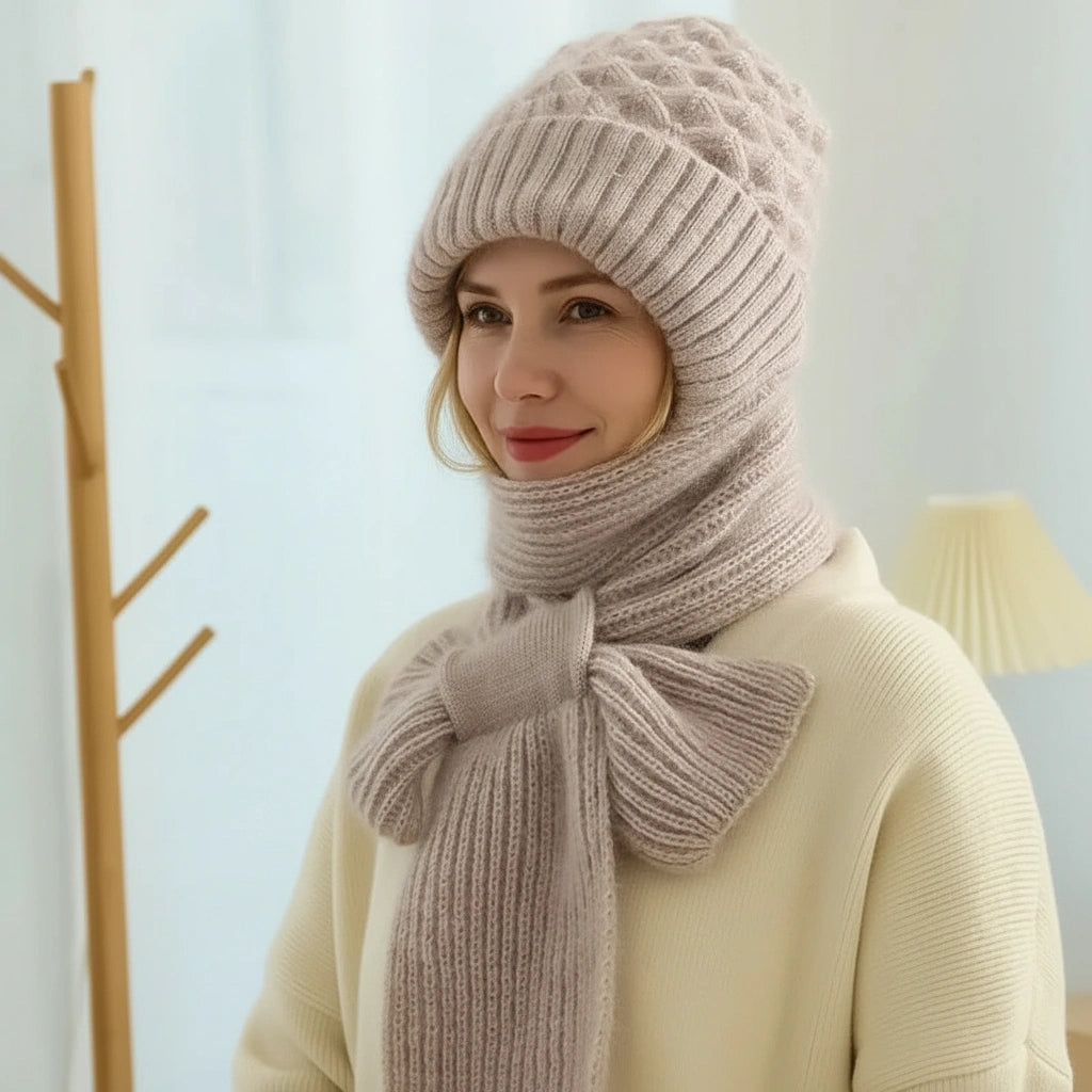 Édeline | Ensemble Bonnet & Écharpe Cocooning