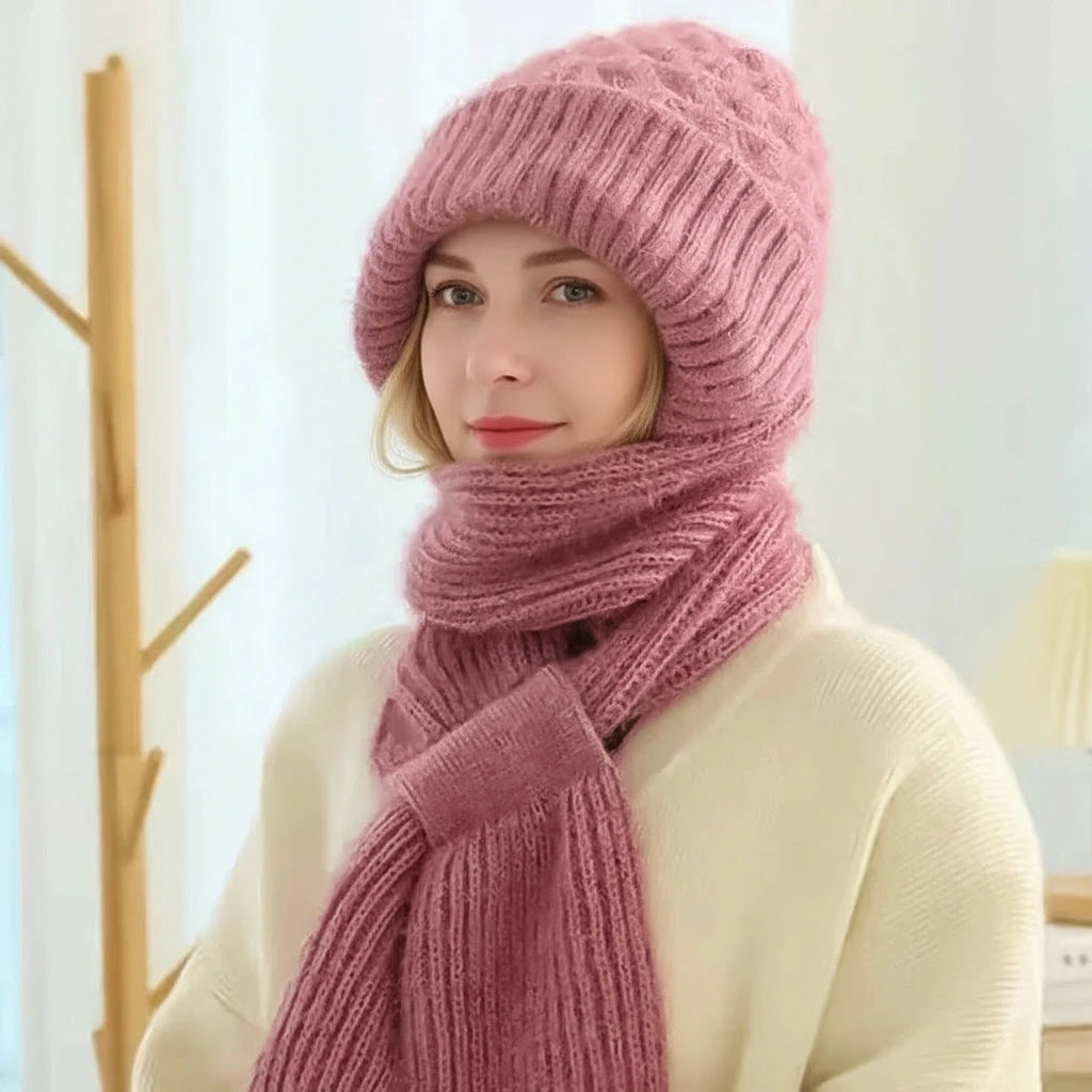Édeline | Ensemble Bonnet & Écharpe Cocooning