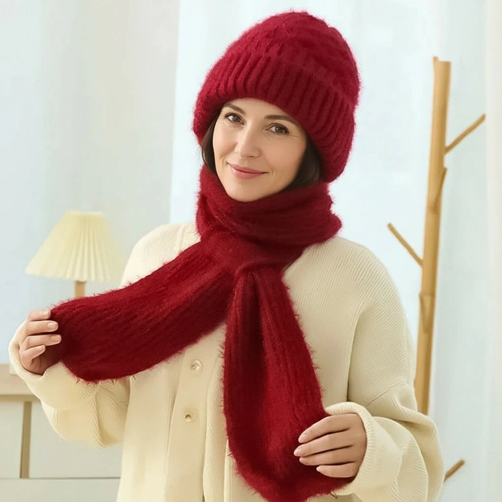 Édeline | Ensemble Bonnet & Écharpe Cocooning