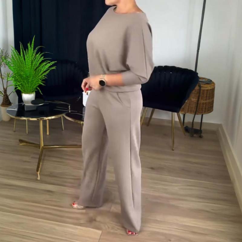 Iris | Ensemble 3 pièces élégant comprenant un cardigan long, un haut et un pantalon